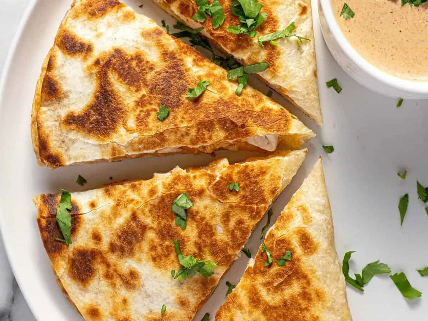 Cheese quesadillas 14 inch 4 PC Loaded with Imported Cheese