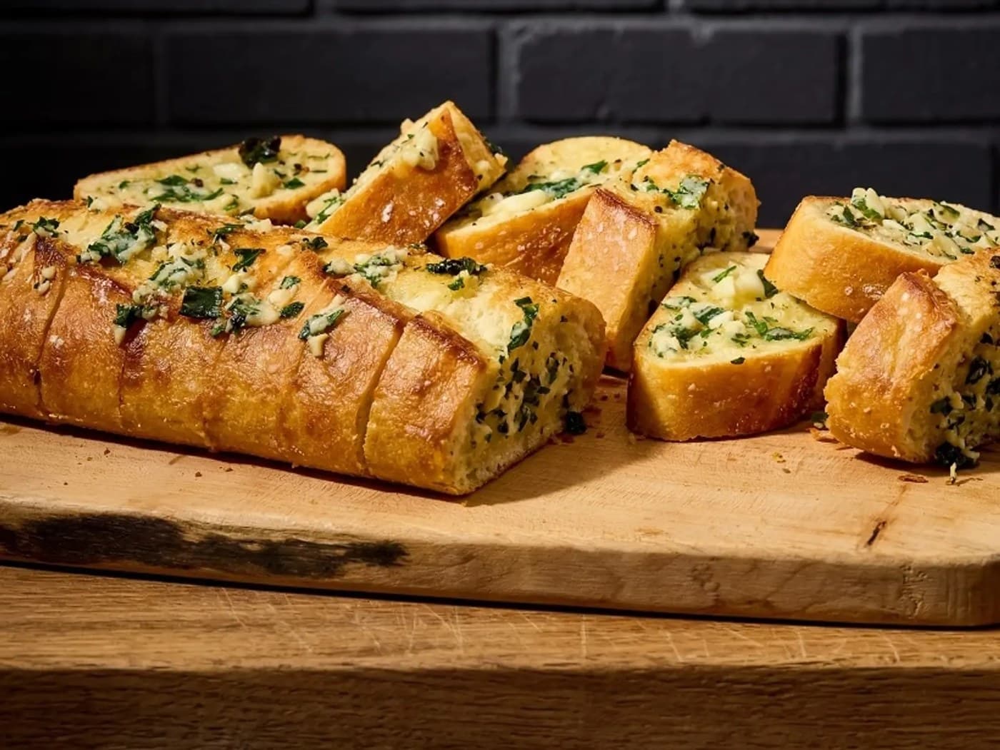 Parmesan Garlic Bread Baguette
