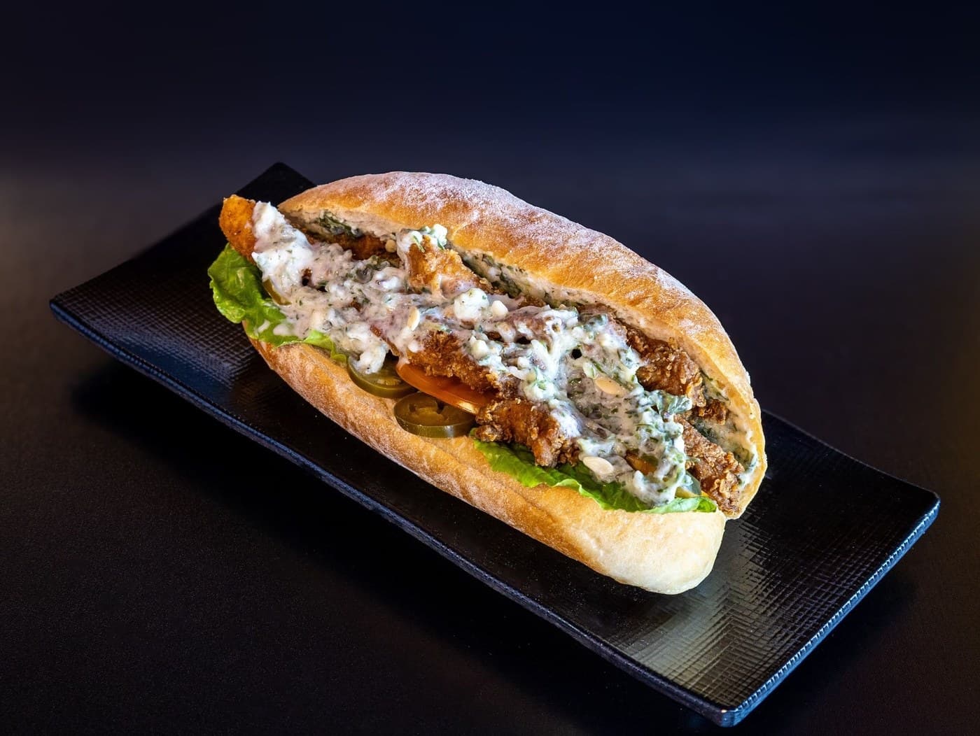 Spicy Cajun Chicken Baguette