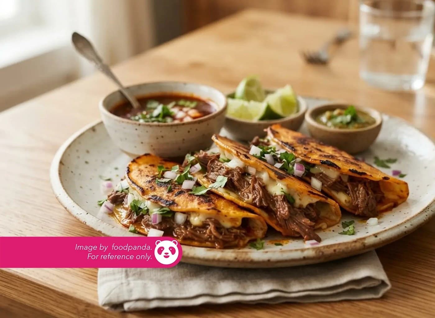 Biria Quesa Tacos Beef