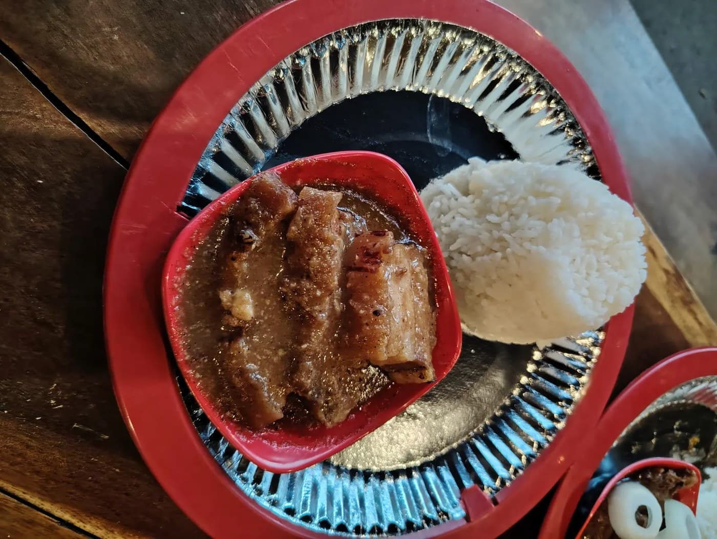 Paksiw na Lechon meal