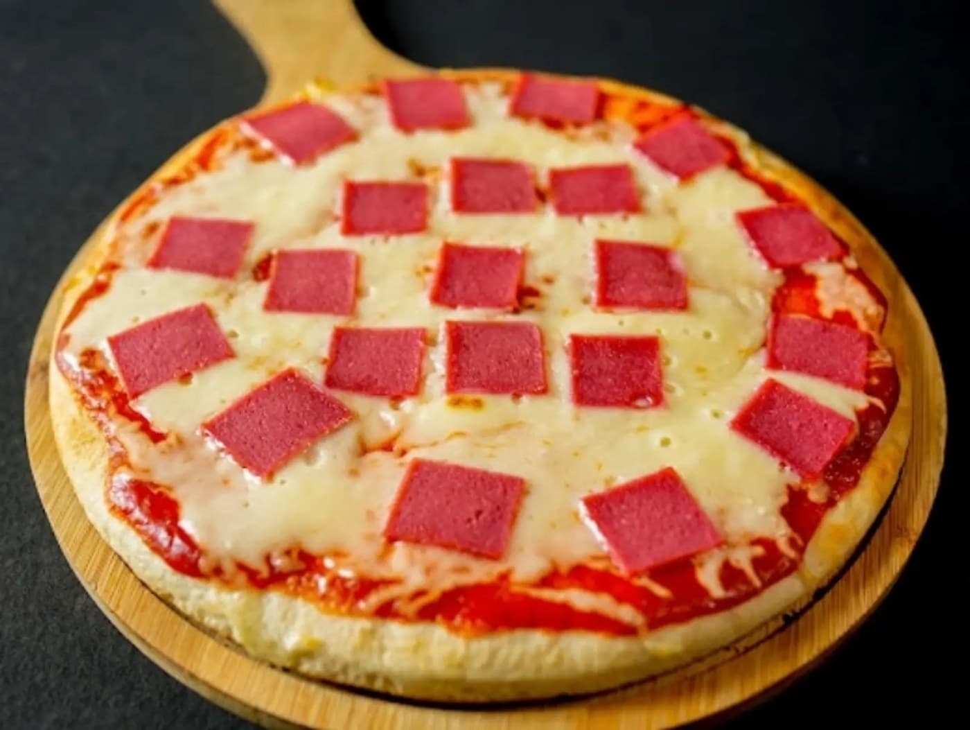 ham and cheese pizza