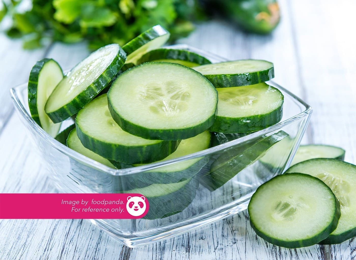 Fresh Sliced Cucumber