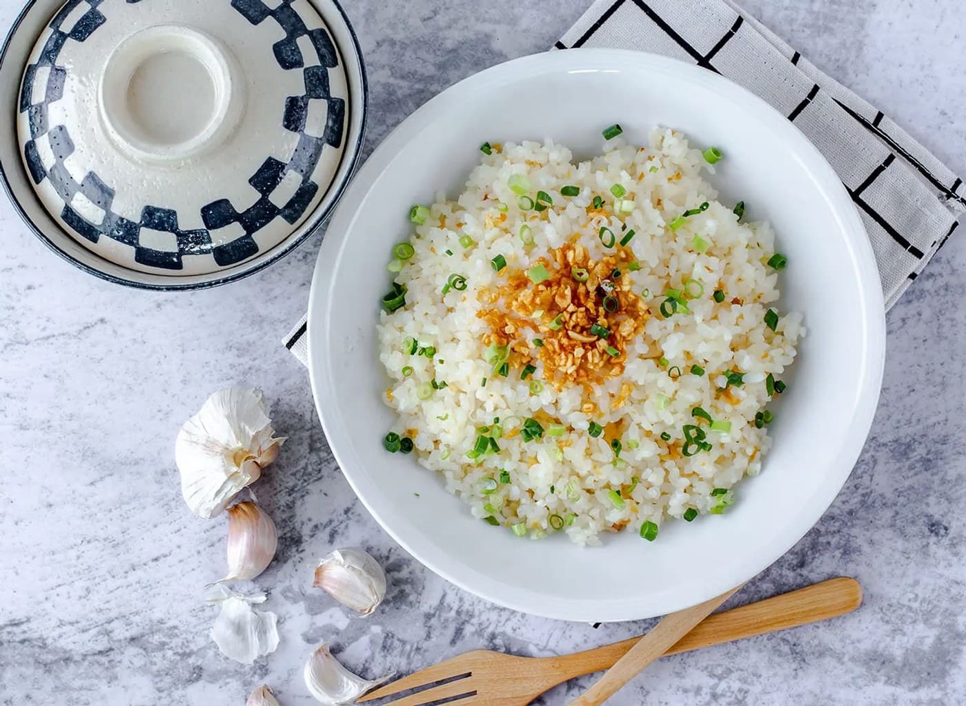 Half Garlic Rice