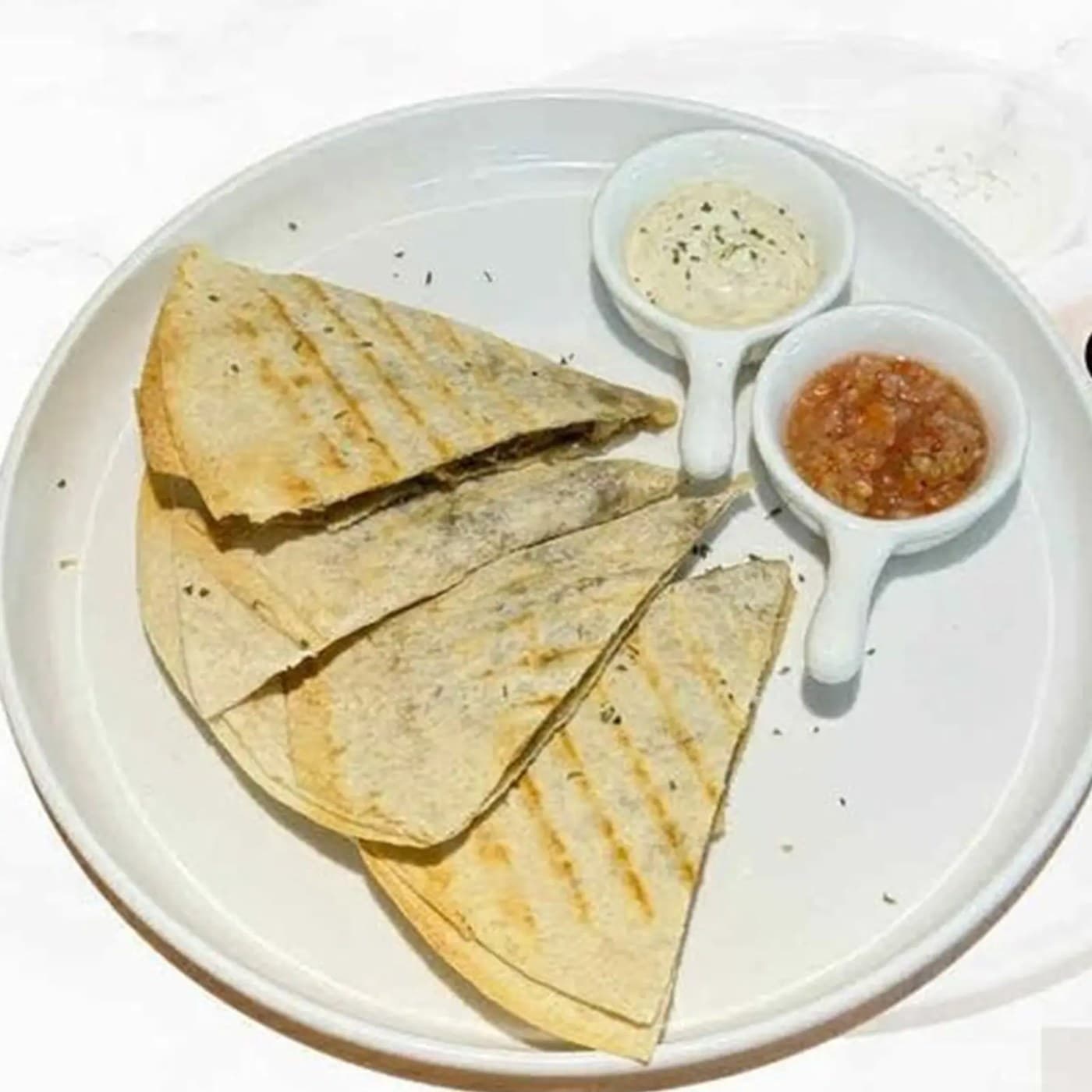 Cheesy Beef Quesadilla