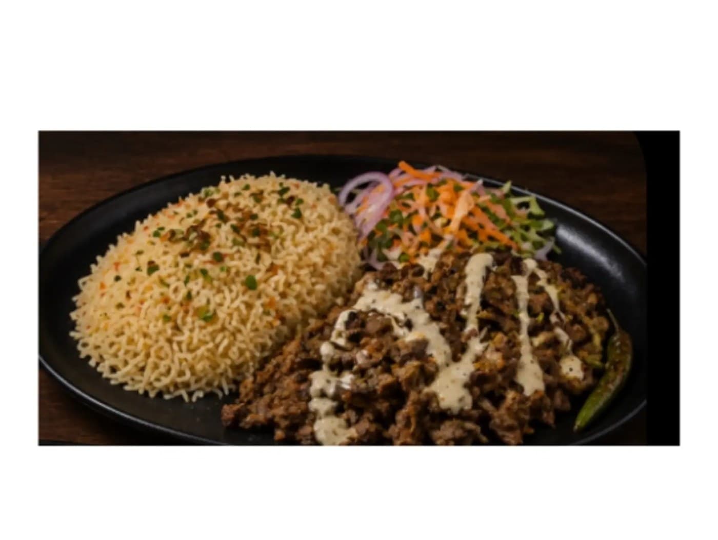 Mutton Shawarma Rice