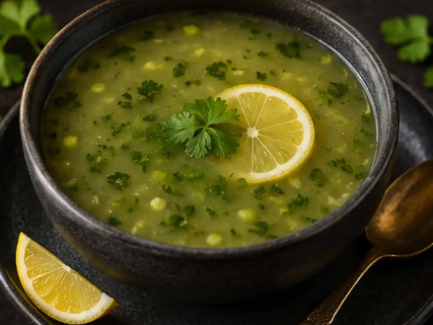 Lemon Coriander Soup