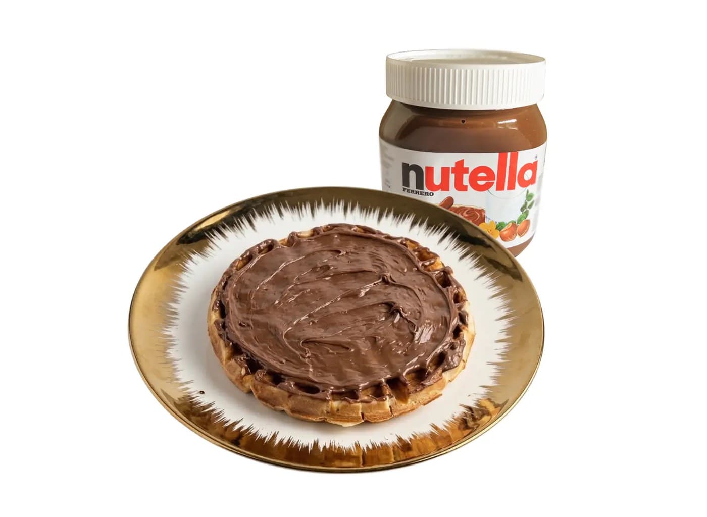 Waffle with Nutella