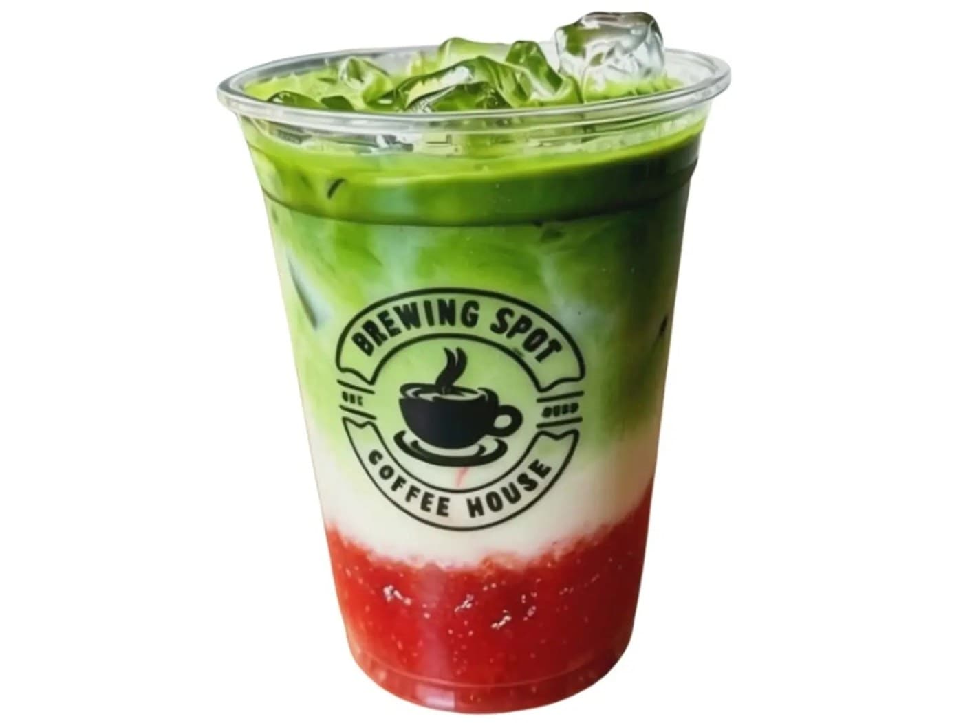 Strawberry Matcha Latte