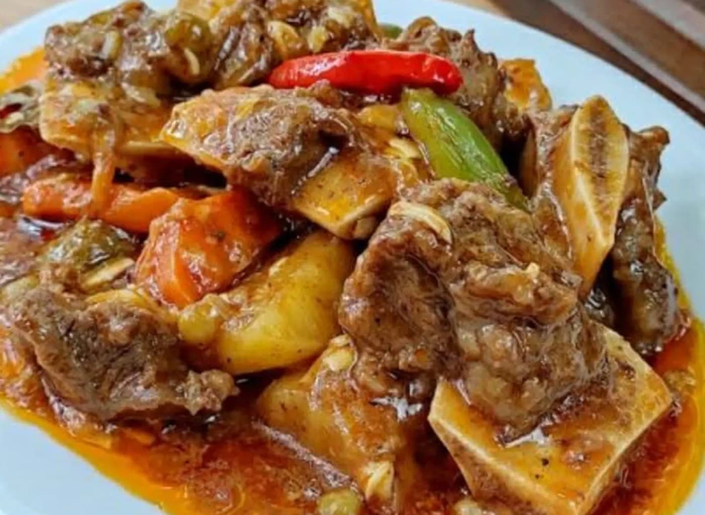 Kalderetang Baka
