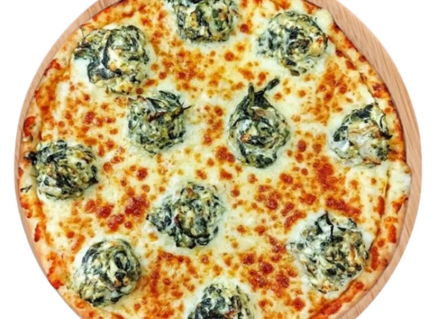 Creamy Spinach Pizza