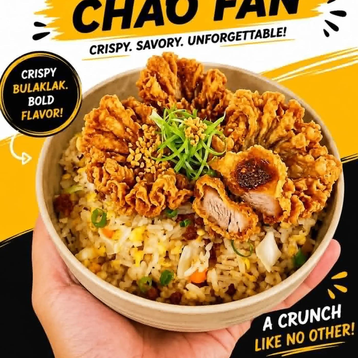 Chicharong Bulaklak Chao Fan