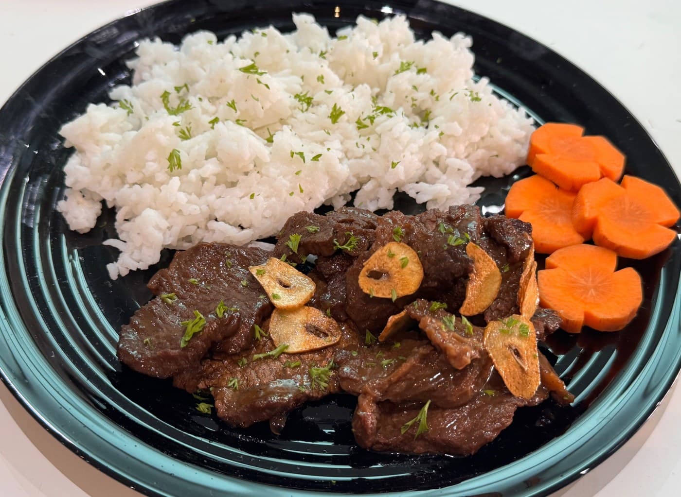 Beef Salpicao with Rice
