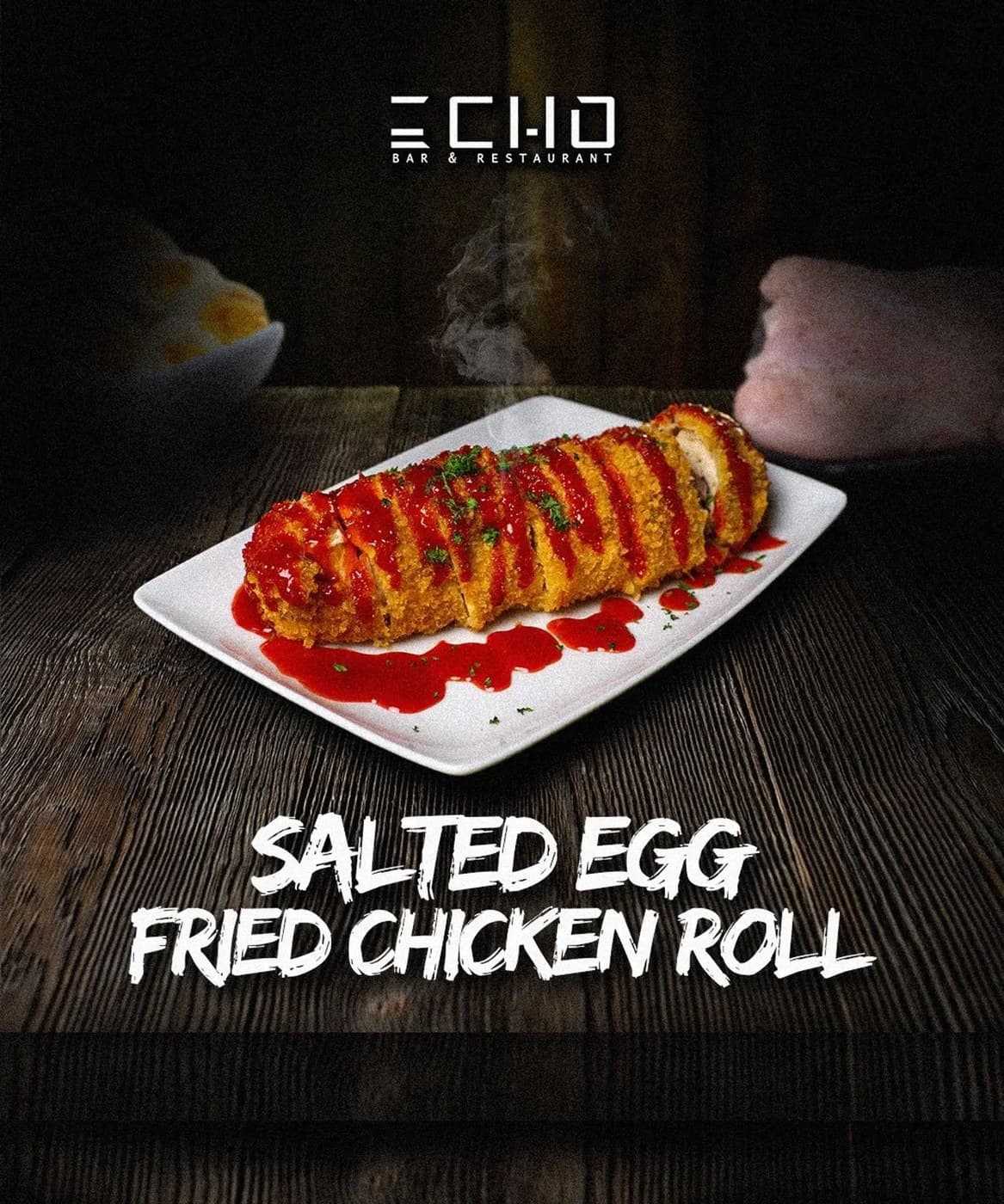 Salted Egg Fried Chicken Roll
