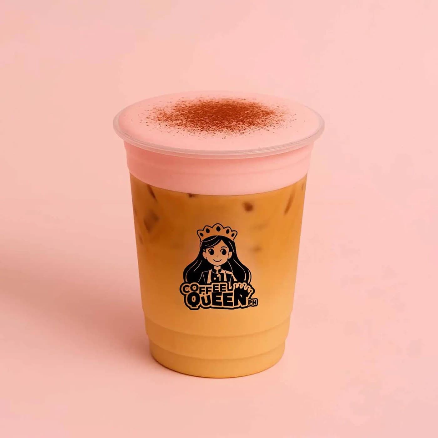 Iced Pink Sea Salt Latte