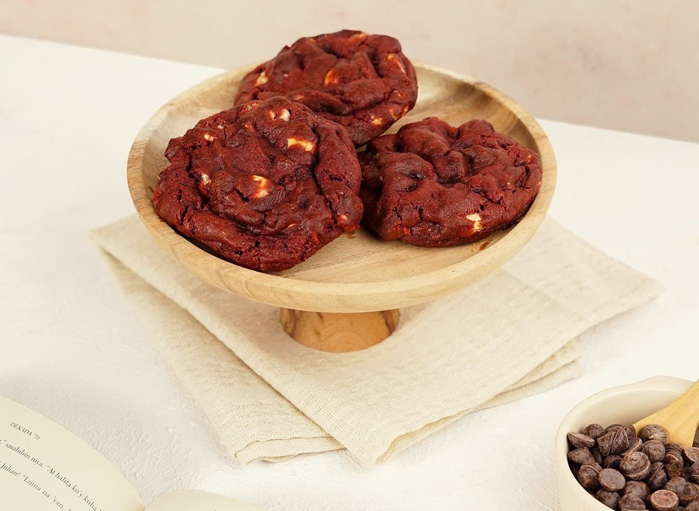 Red Velvet White Choco Cookie