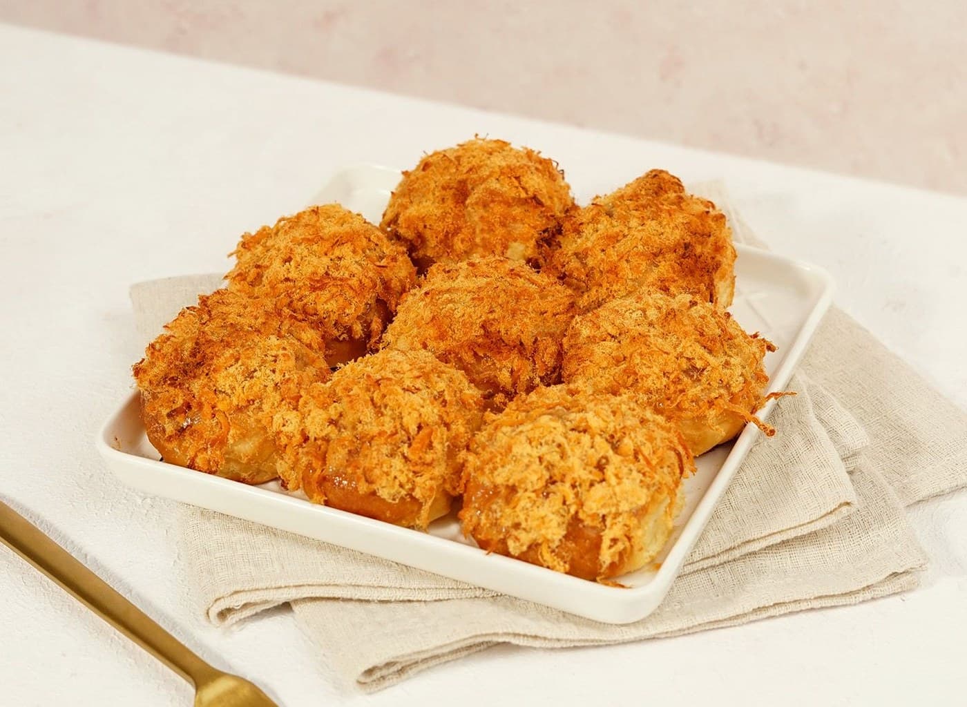 Savory Spicy Pork Floss Bites