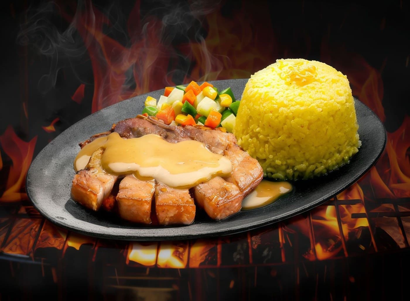 Sizzling Porkchop