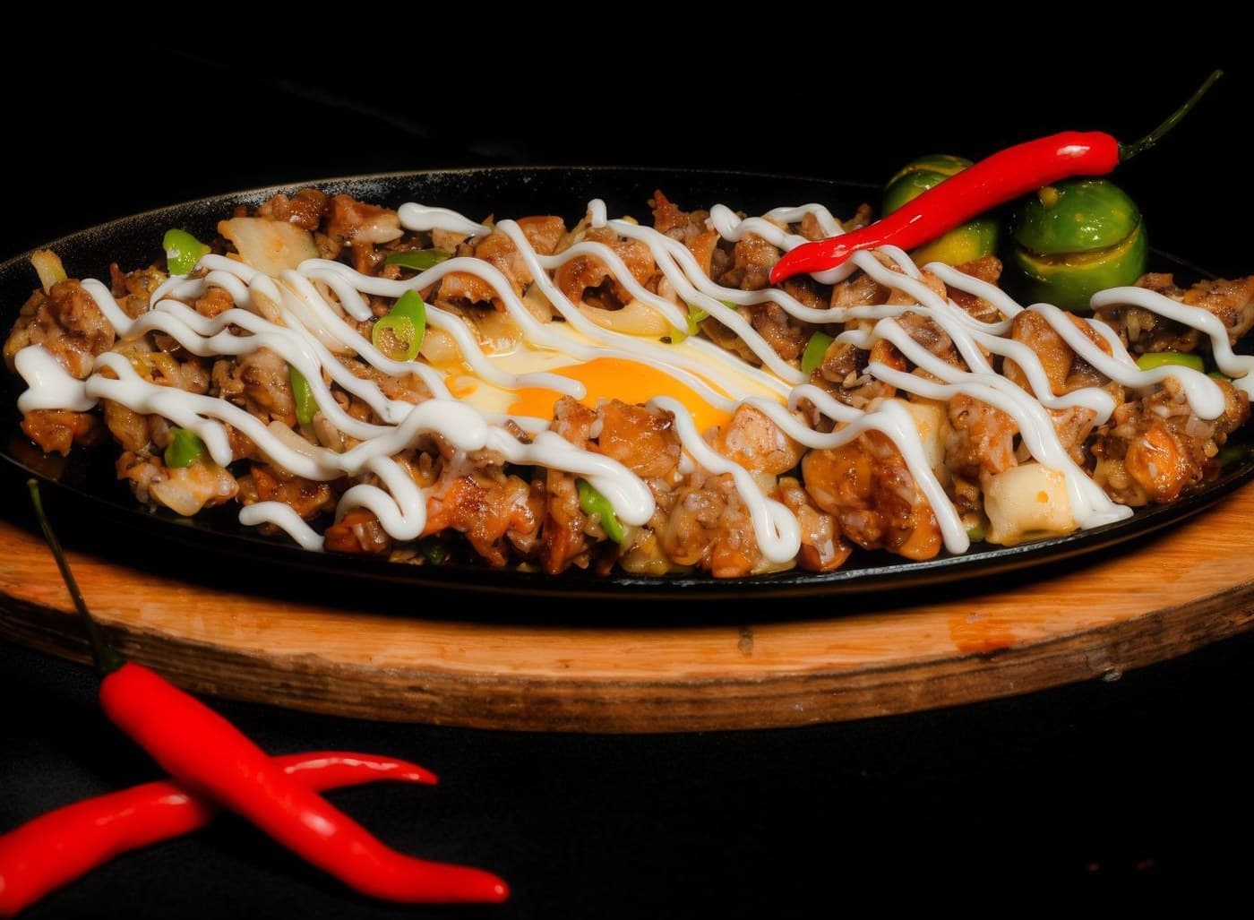 Crispy Pork Sisig Platter