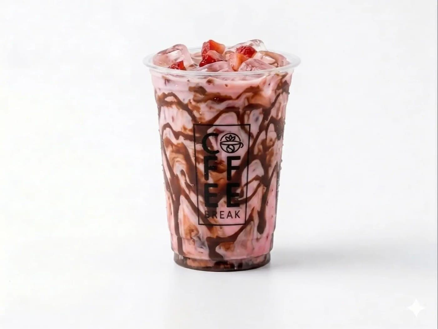 Choco Strawberry Latte 16oz
