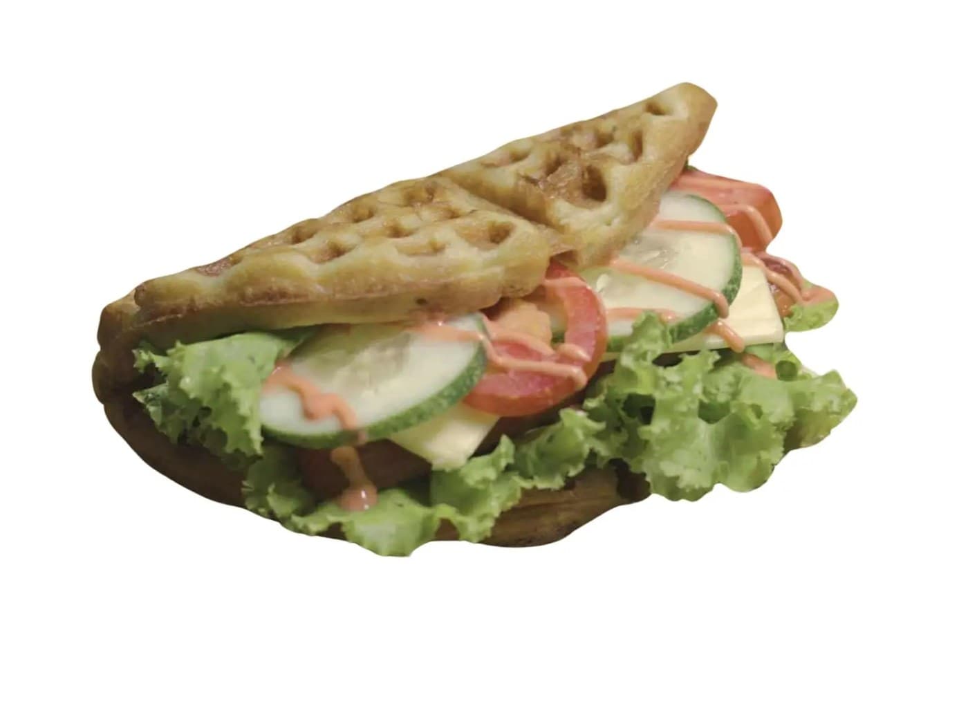 Chicken Hotdog Waffle