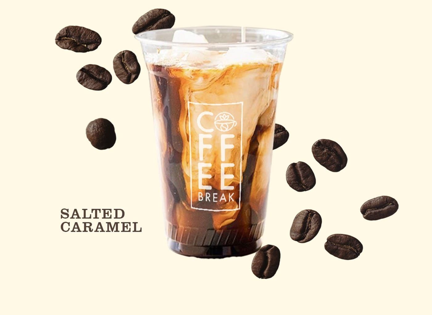 Salted Caramel Iced Coffee
