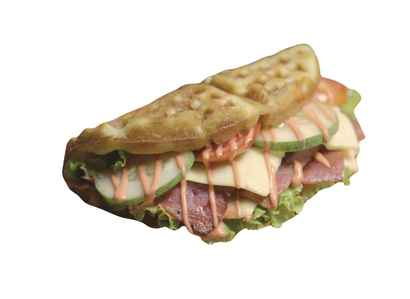 Ham & Cheese Waffle