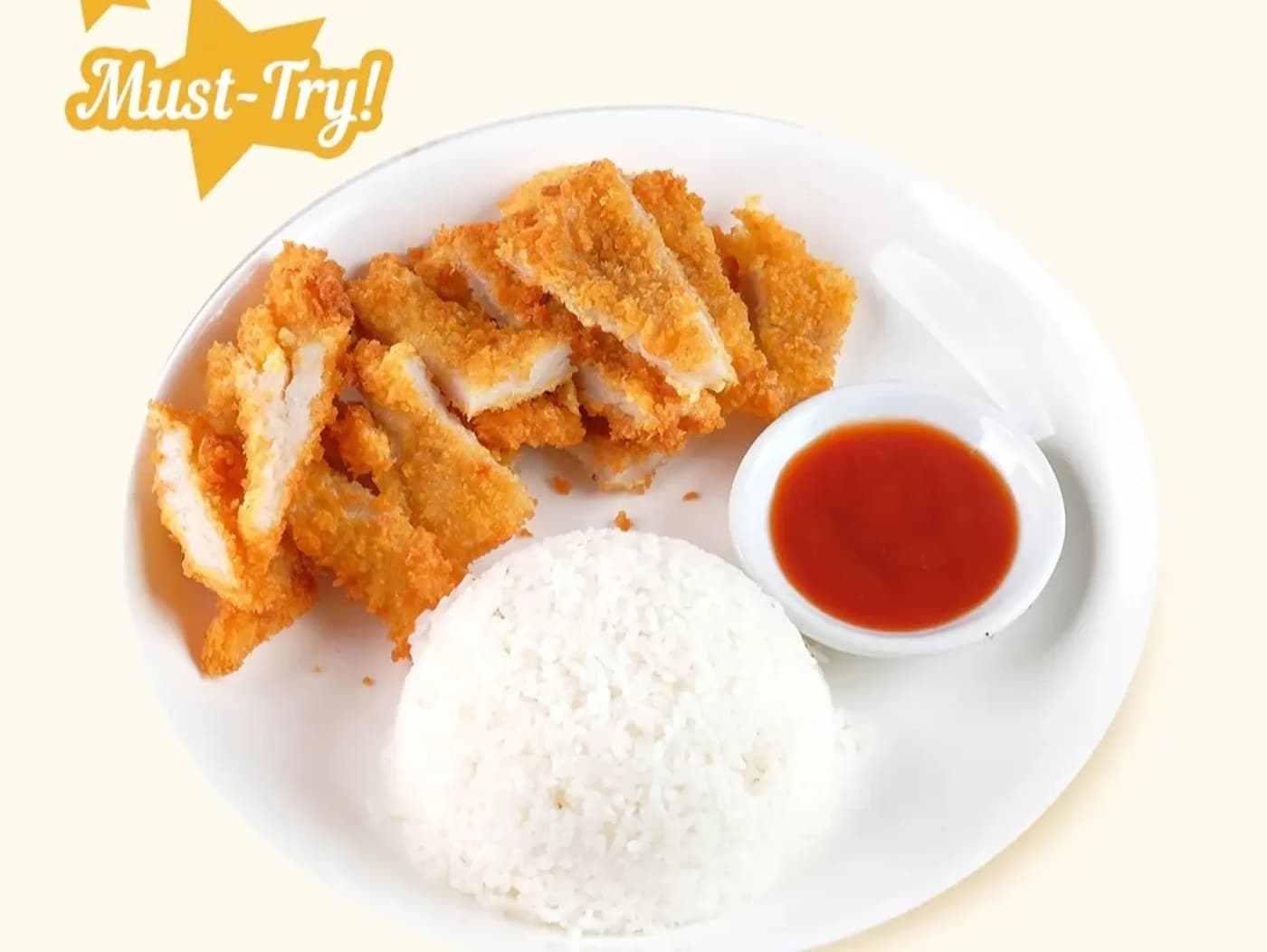 Chiken chop with rice