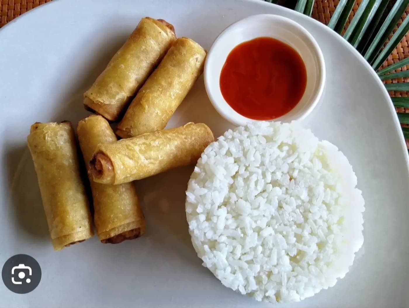 Rice Lumpia (1 Rice, 5 Lumpia)