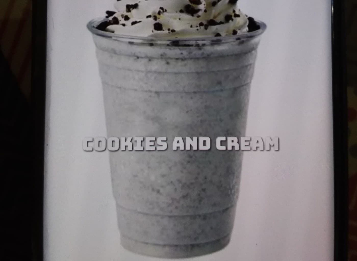 Cookies And Cream Frappe