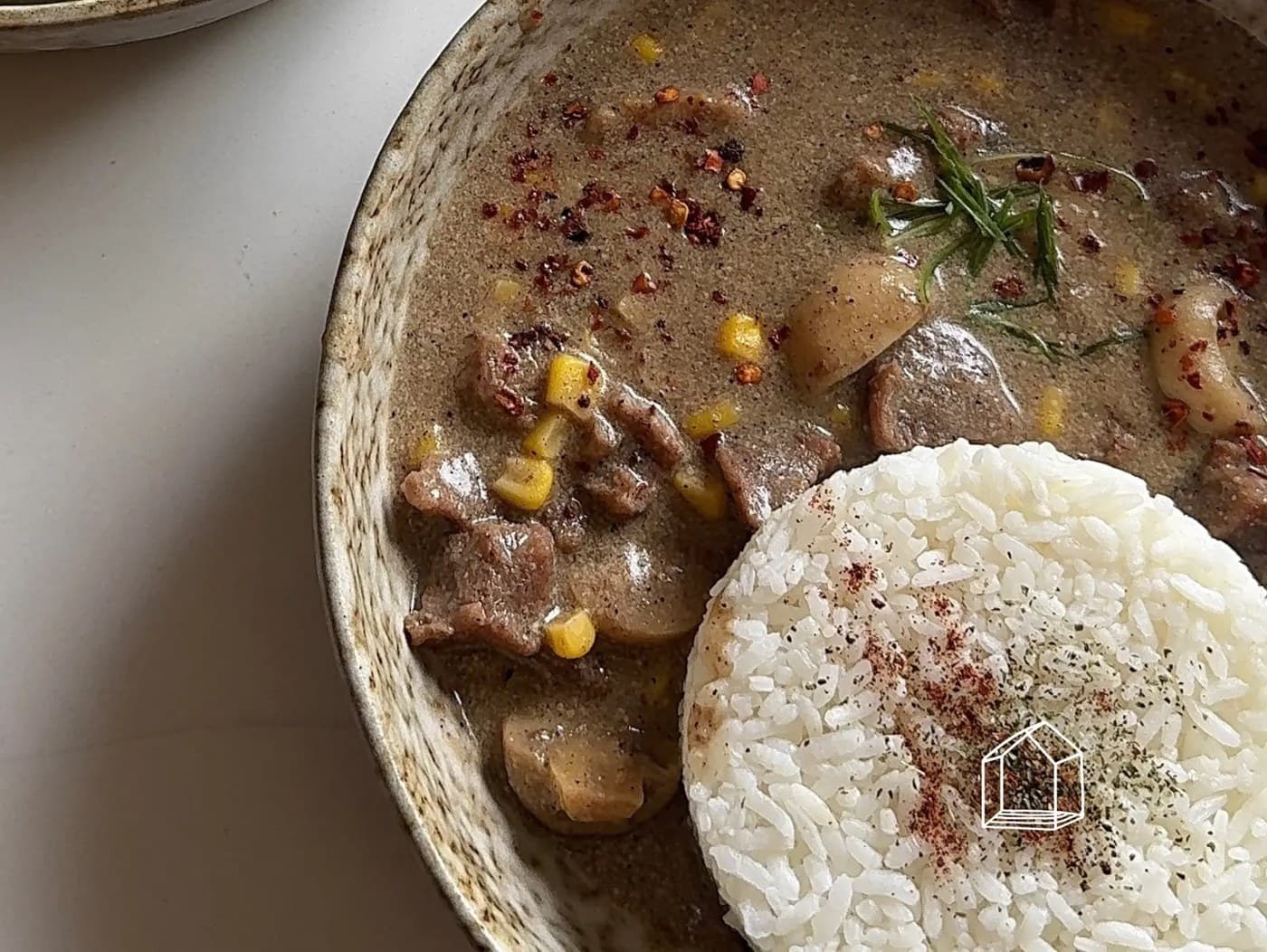 Creamy beef & mushroom