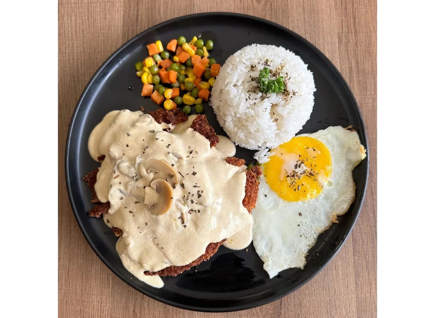 Creamy Overload Mushroom Chicken Chop
