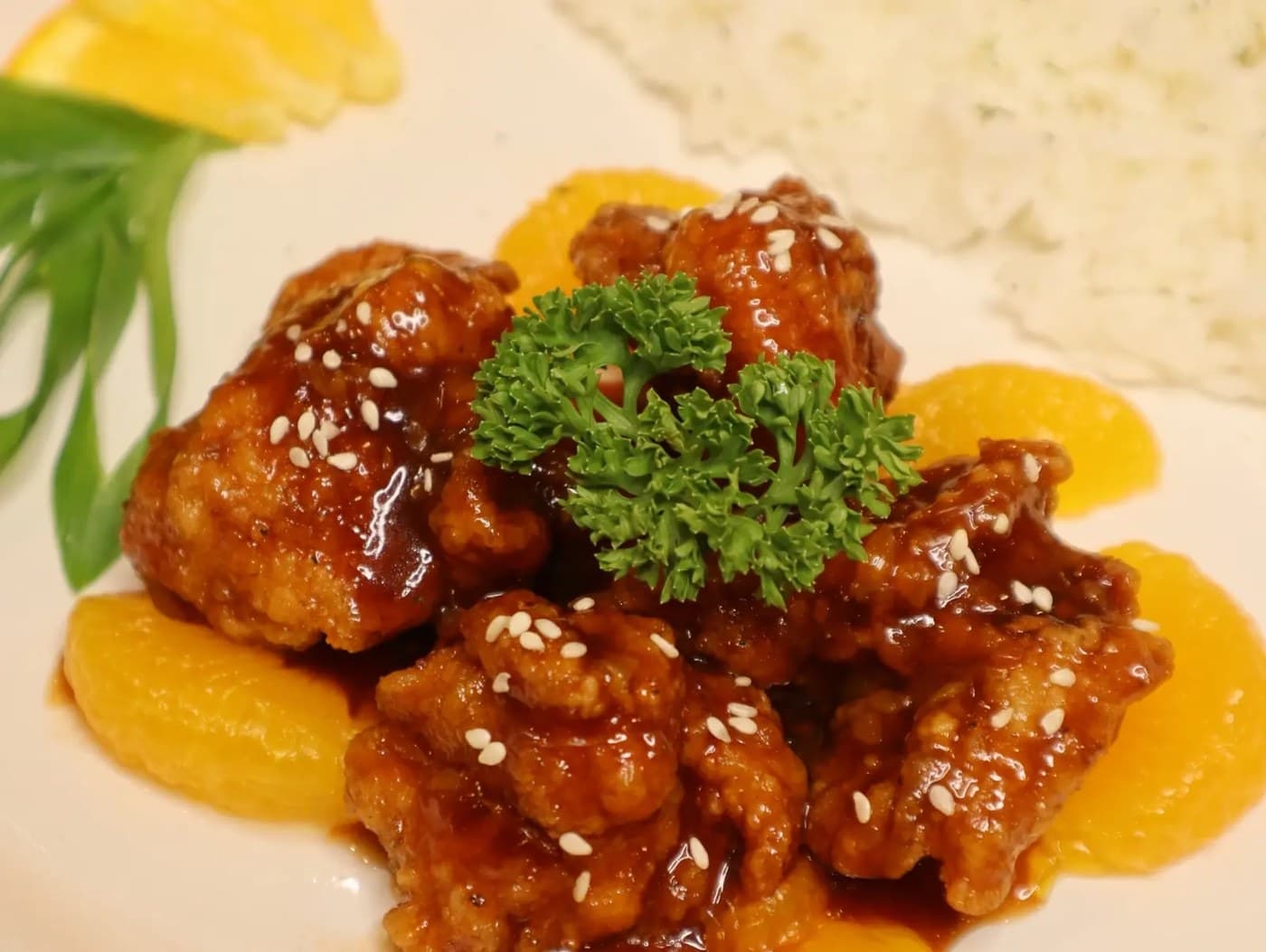 Orange chicken