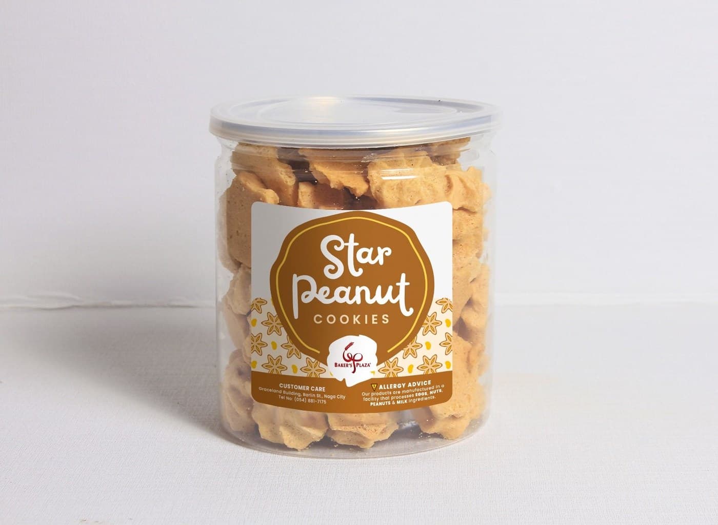 Star Peanut Cookies (Jar)