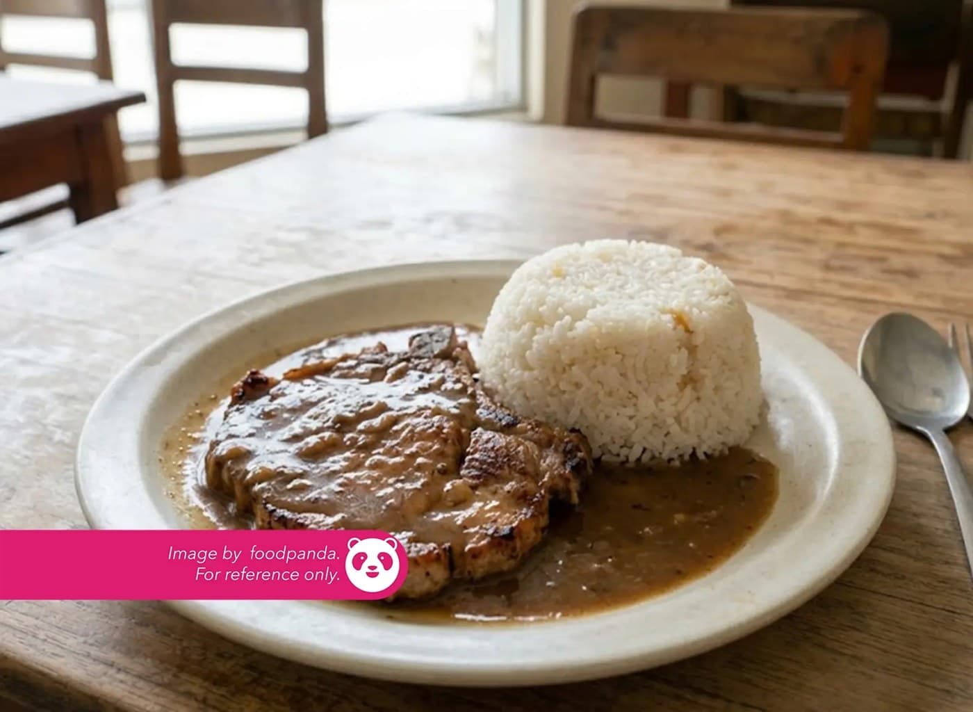 Porkchop Steak with Rice