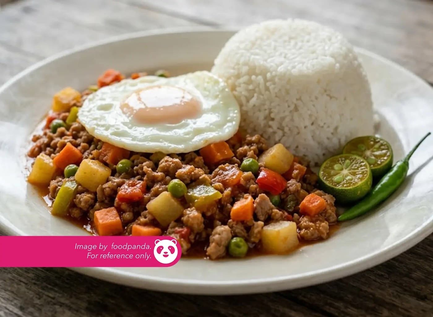 Pork Giniling with Rice