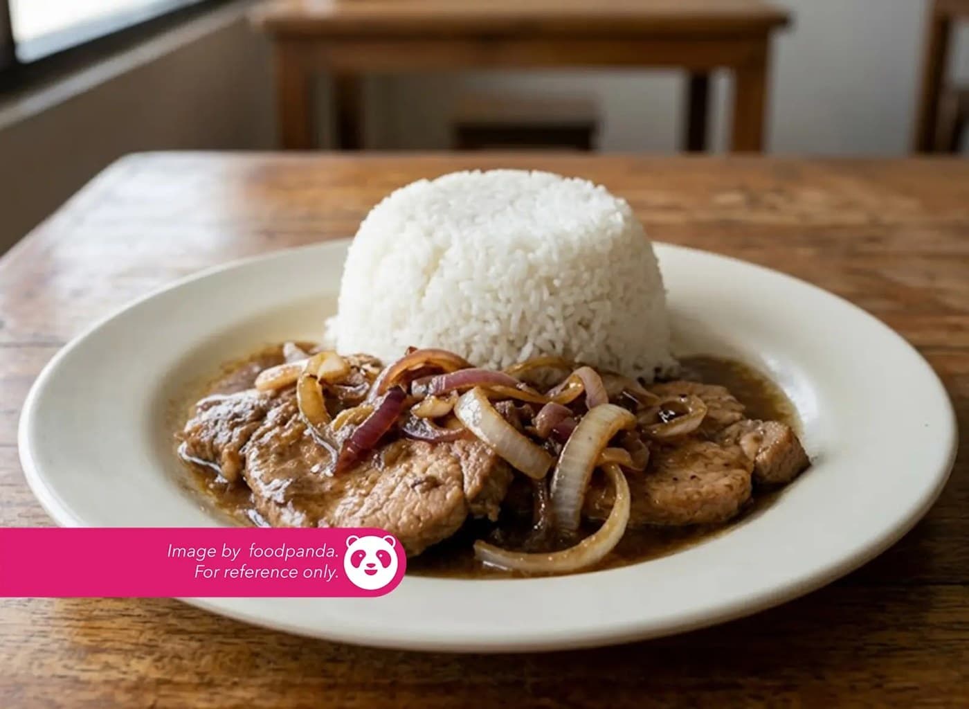 Pork Steak with Rice