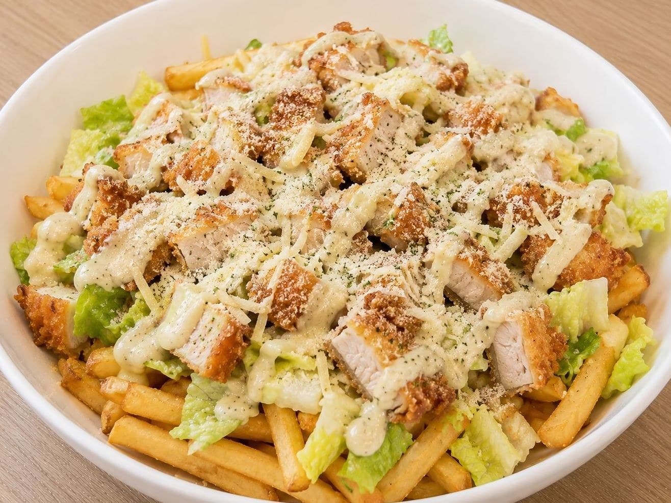 Chicken Ceasar Fries