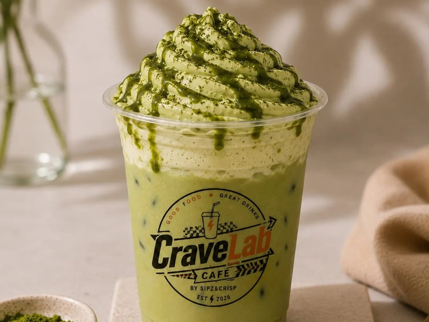 Matcha Mousse Frappe