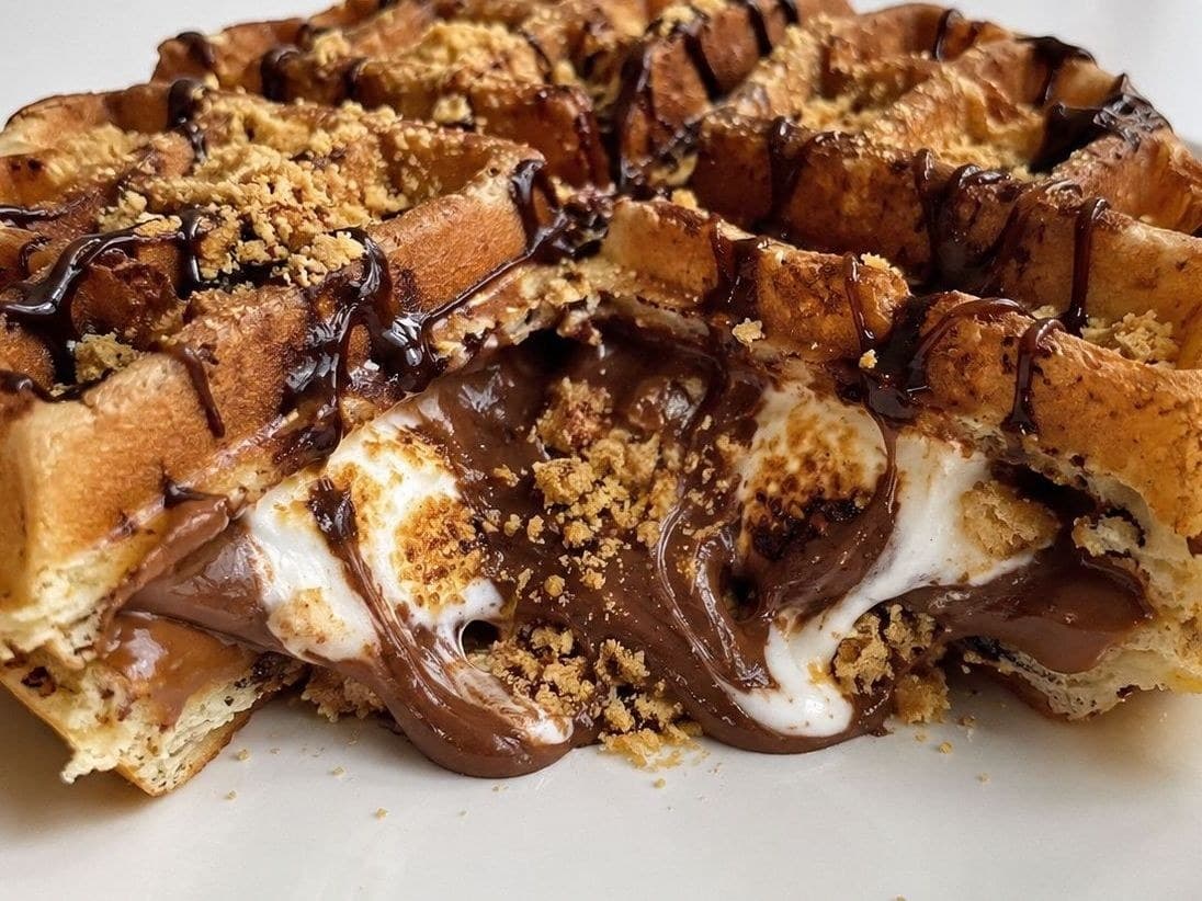 Smores waffle