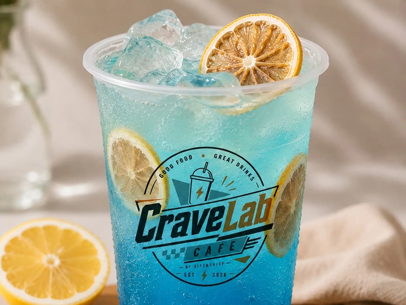 Blue Lemonade Fizz