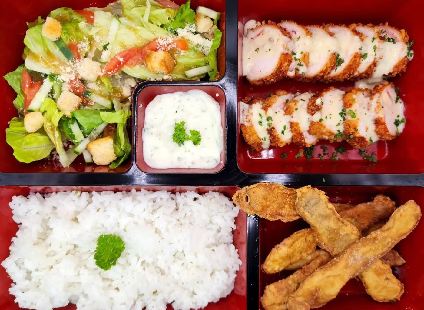 Bento Chicken Cordon Bleu
