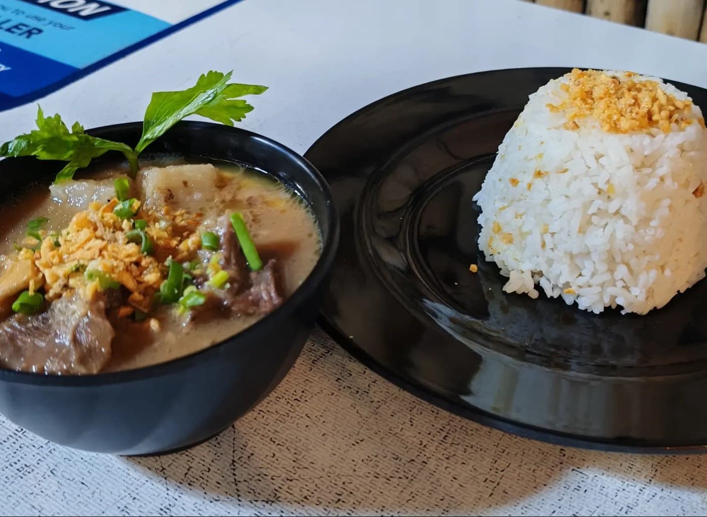 Pares with Rice