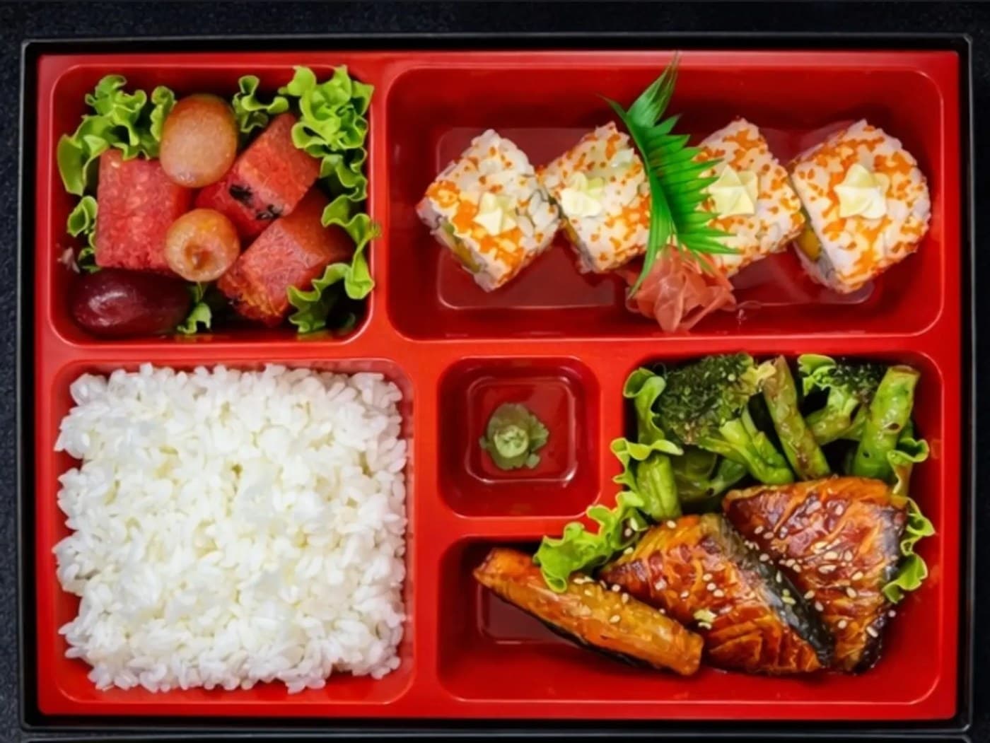 Salmon Teriyaki Bento