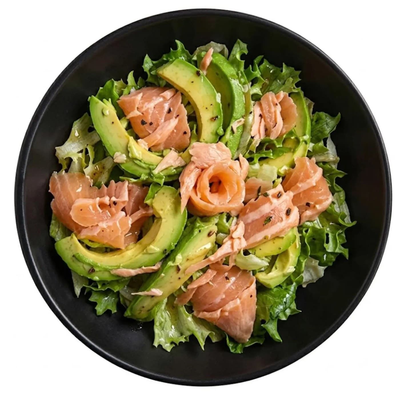 Spicy Salmon Avocado Salad