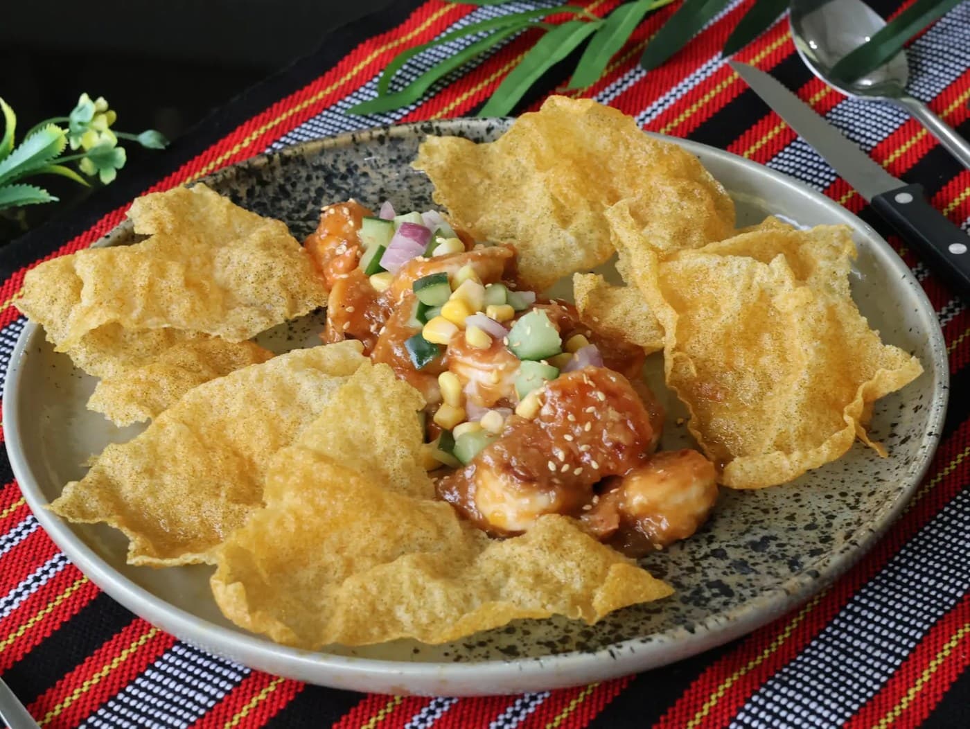 Singaporean Chili Prawns