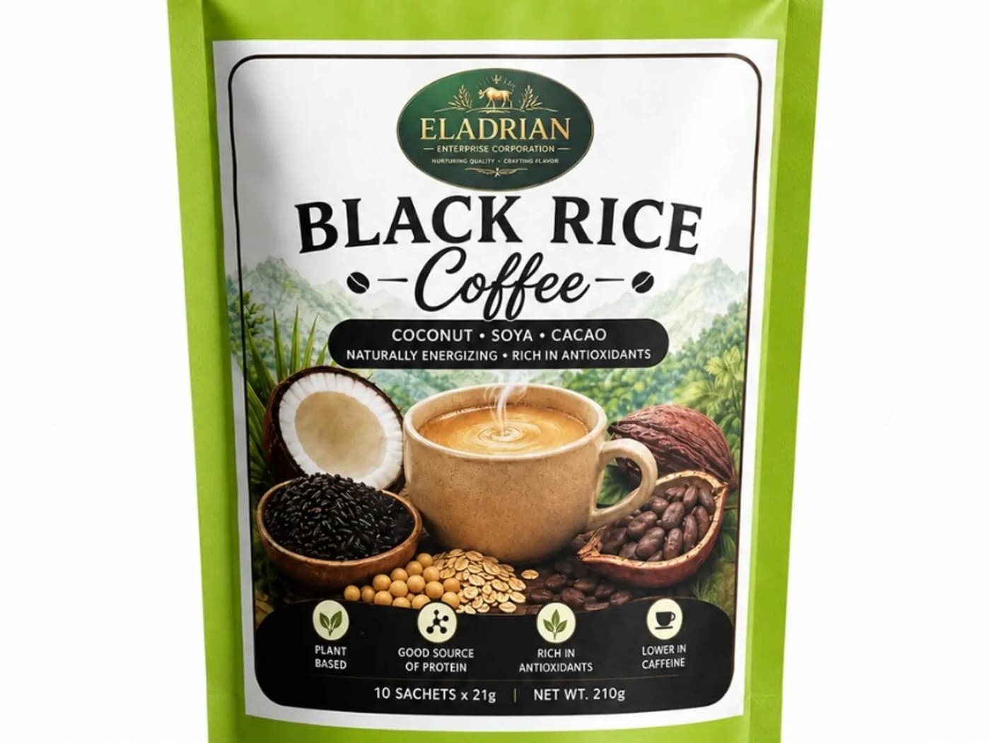 Black Rice Organic Coffee Blend