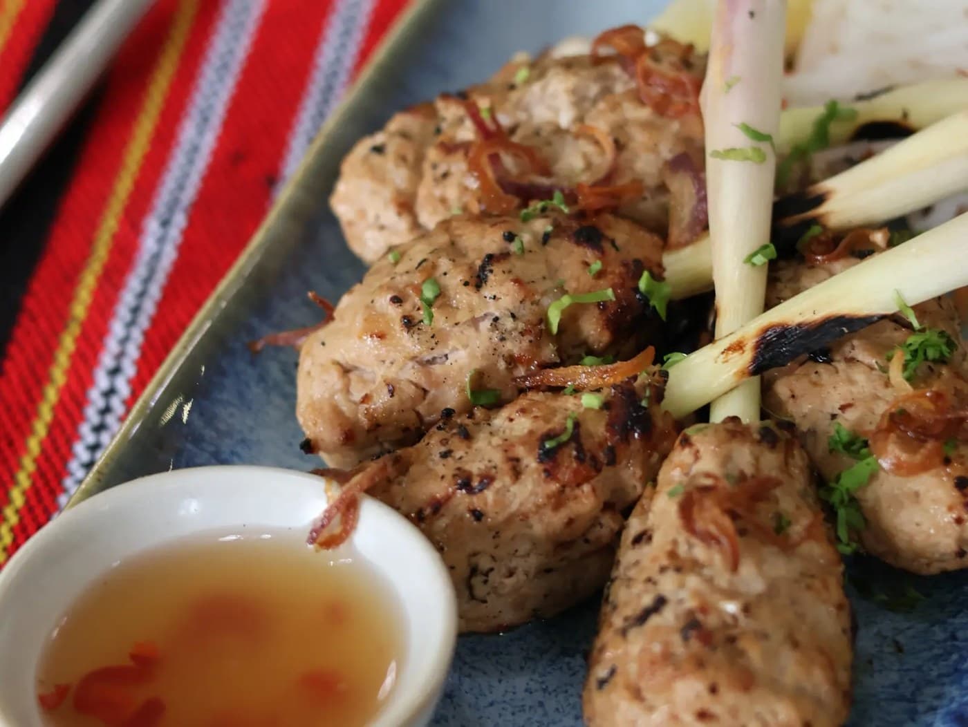 Lemongrass Chicken Skewers