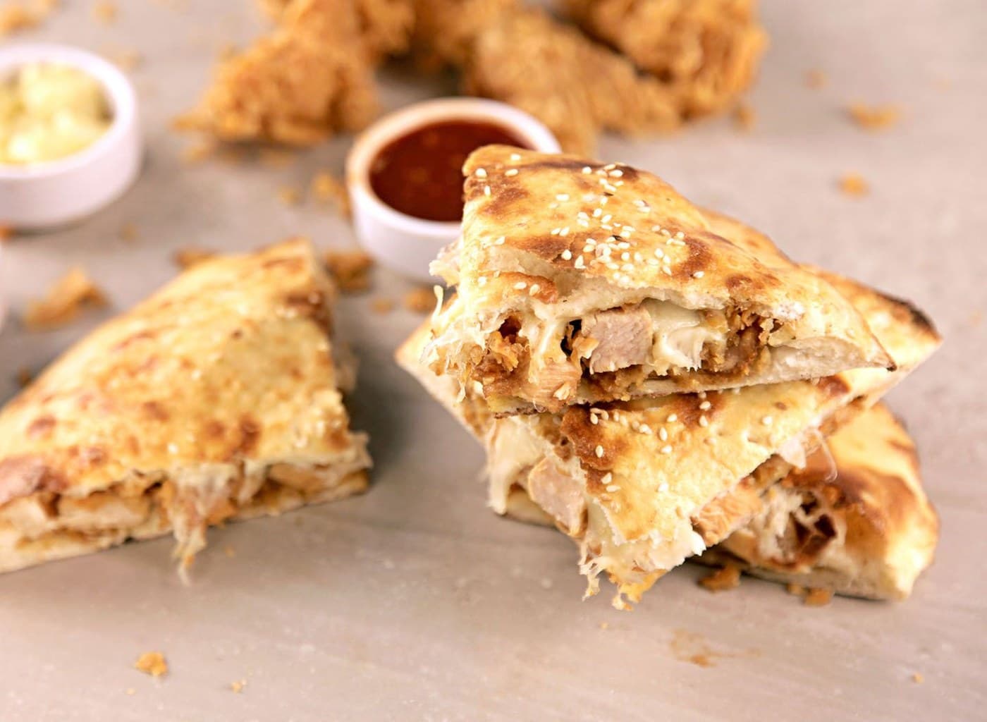 Chicken Pizza Naan