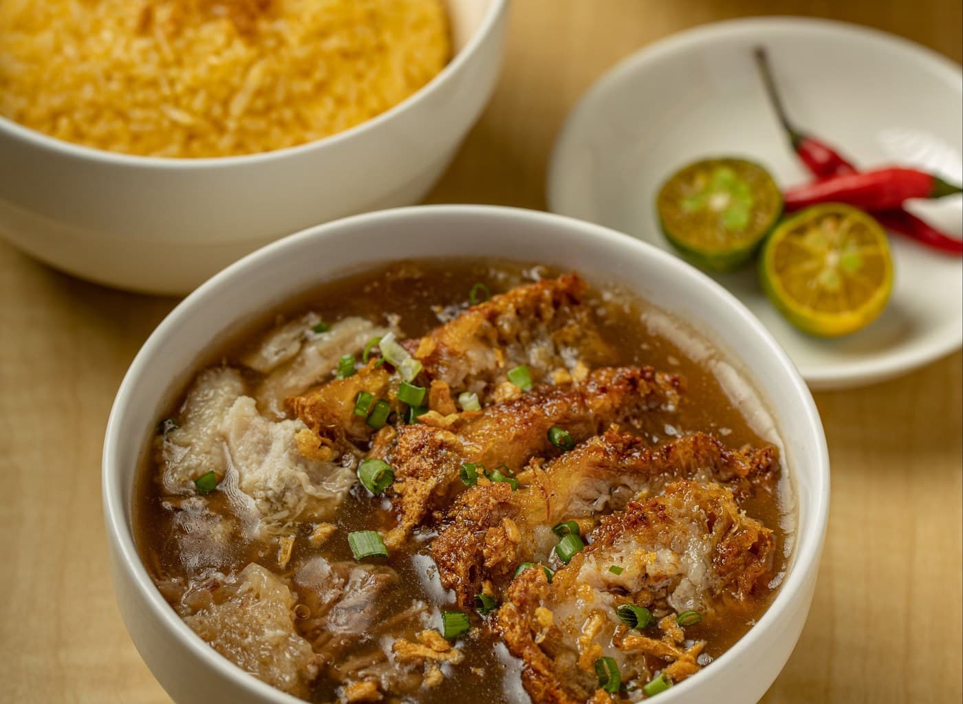 Bagnet + Kanto Pares Meal